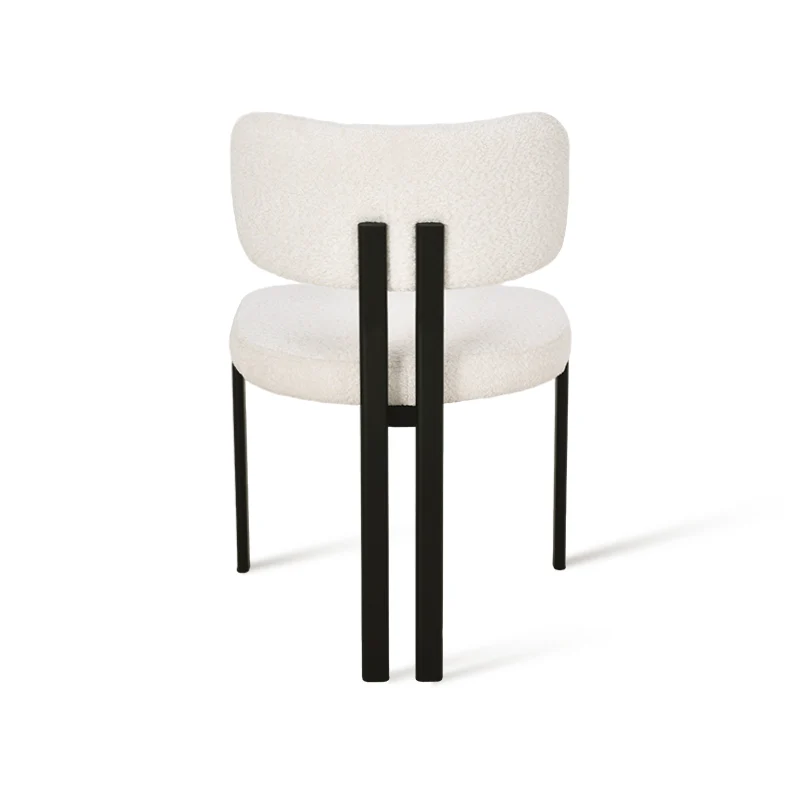 Chaise de salle à manger Mabel [Lot de 2] [Tissu Boucle]
