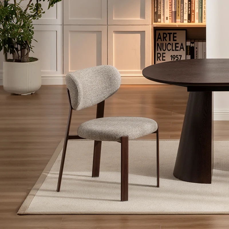 Chaise de salle à manger Harper [Lot de 2] [Tissu effet lin]