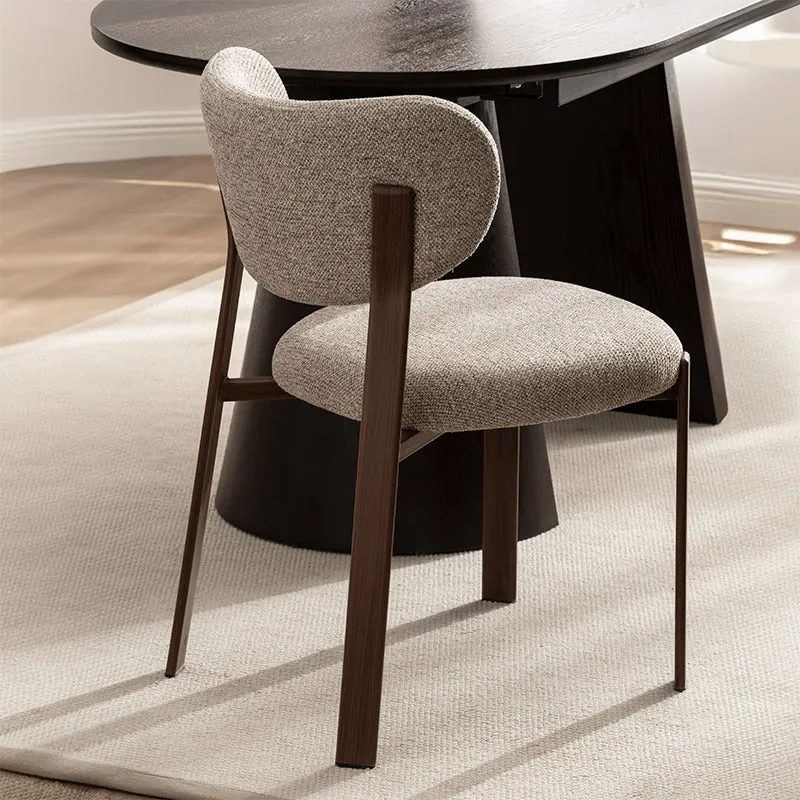 Chaise de salle à manger Harper [Lot de 2] [Tissu effet lin]