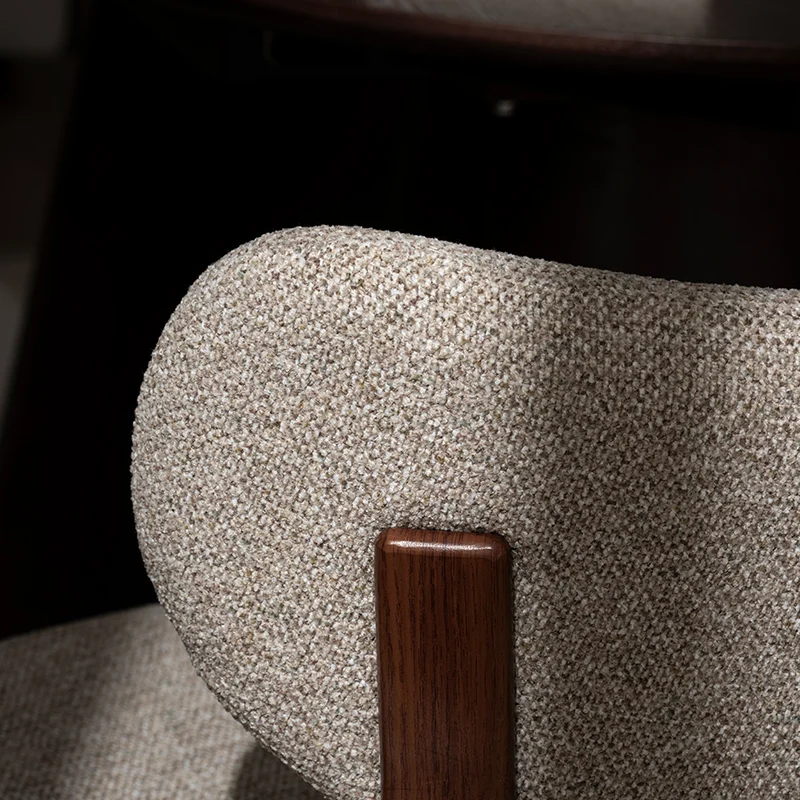 Chaise de salle à manger Harper [Lot de 2] [Tissu effet lin]