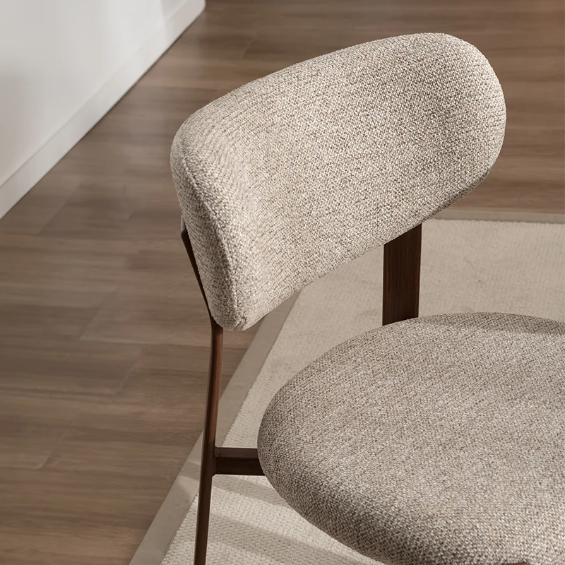 Chaise de salle à manger Harper [Lot de 2] [Tissu effet lin]