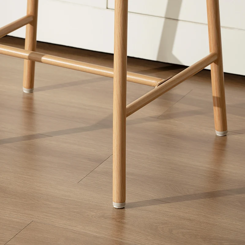 Tabouret de Bar Zahra S [Lot de 2] [Tissu effet lin] [65 cm] [⌀ 2.5 cm]