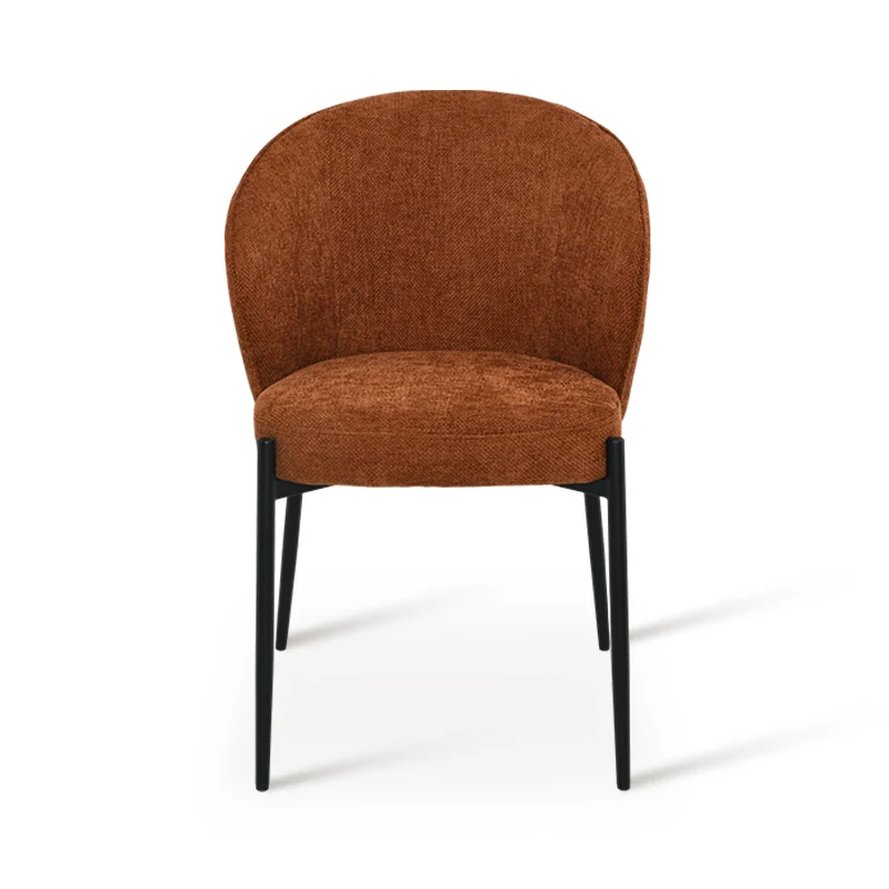 Fauteuil salle à manger Bard [Lot de 1] [Tissu effet lin]