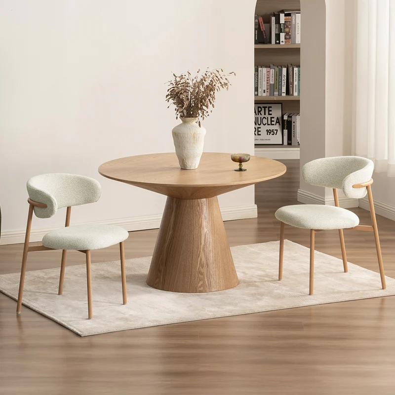 Chaise de salle à manger Zahra S [Lot de 2] [Tissu effet lin] [⌀ 2.5 cm]