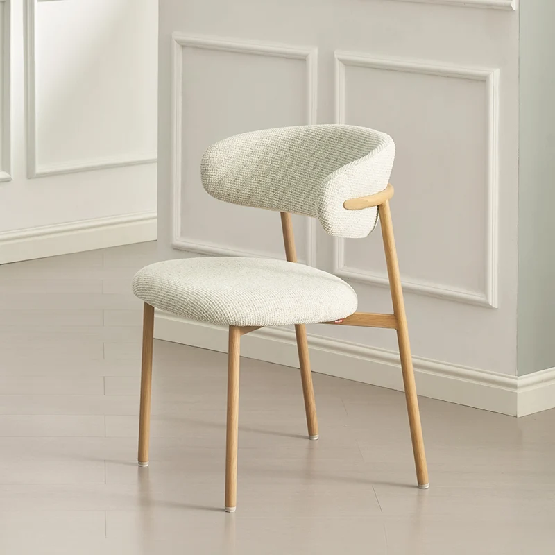 Chaise de salle à manger Zahra S [Lot de 2] [Tissu effet lin] [⌀ 2.5 cm]