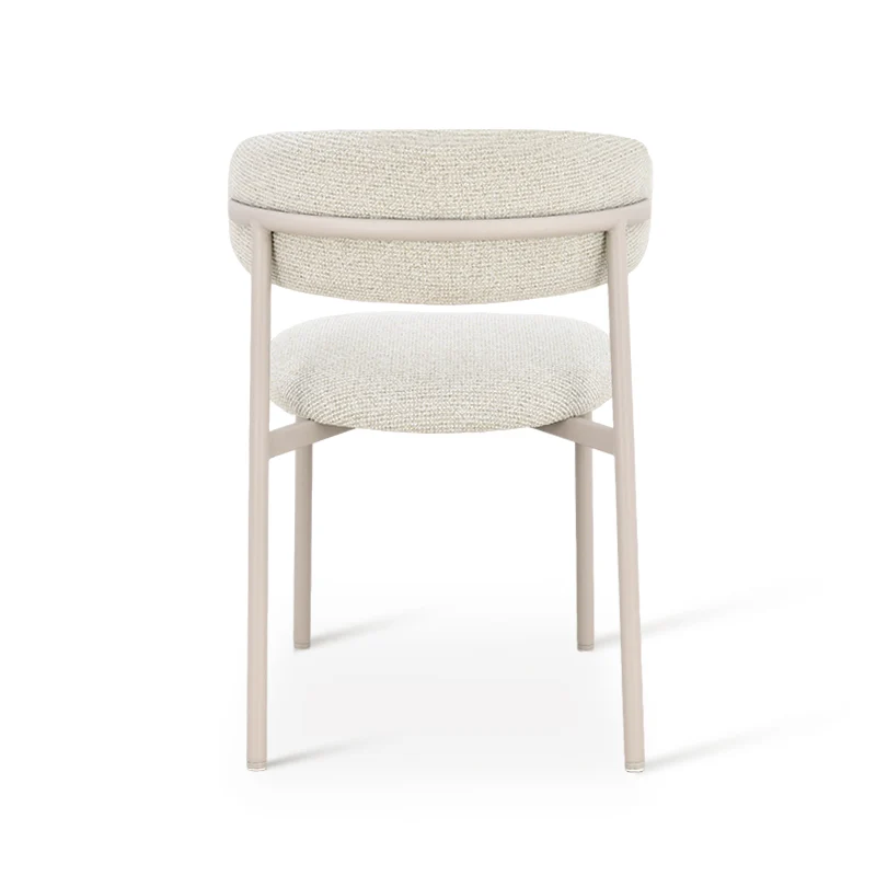 Chaise de salle à manger Zahra S [Lot de 2] [Tissu effet lin] [⌀ 2.5 cm]