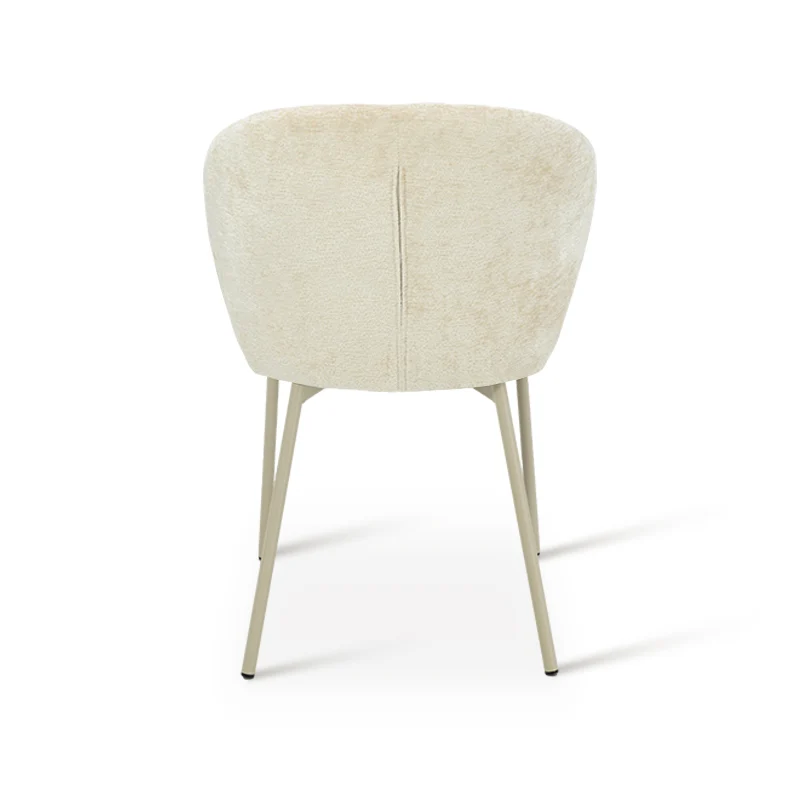 Chaise de salle à manger Seraphina [Chenille][Tissu effet lin][Lot de 2]