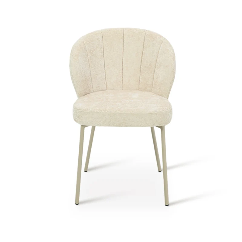 Chaise de salle à manger Seraphina [Chenille][Tissu effet lin][Lot de 2]
