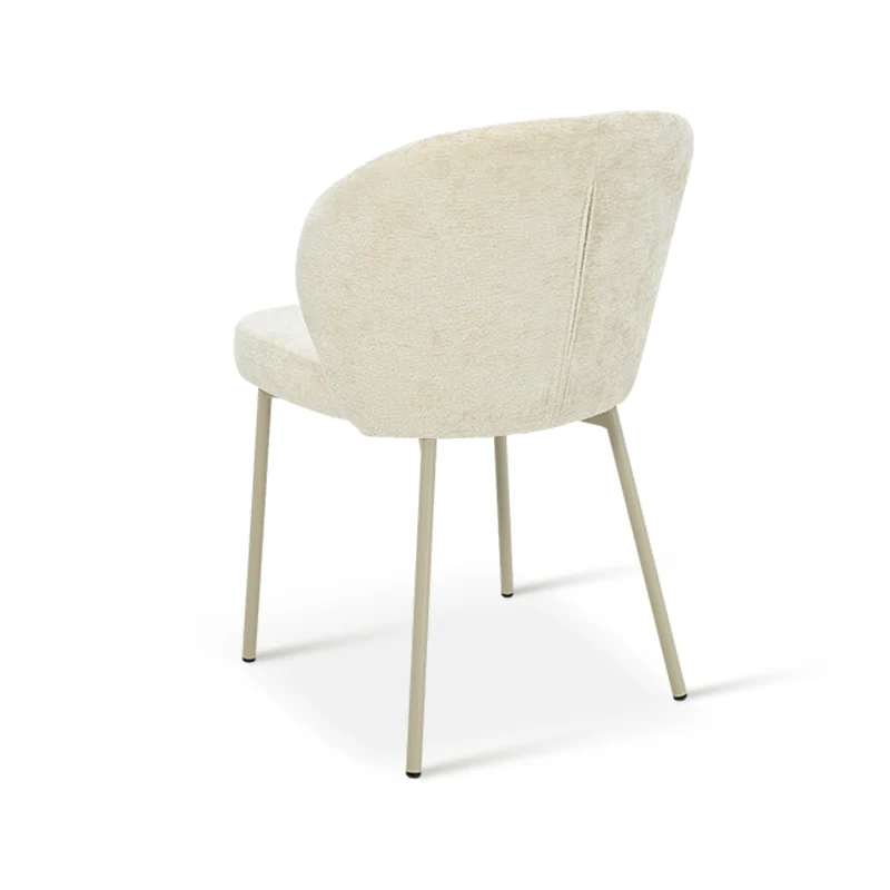 Chaise de salle à manger Seraphina [Chenille][Tissu effet lin][Lot de 2]