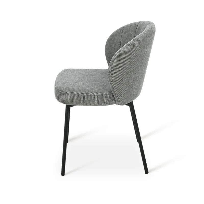 Chaise de salle à manger Seraphina [Chenille][Tissu effet lin][Lot de 2]