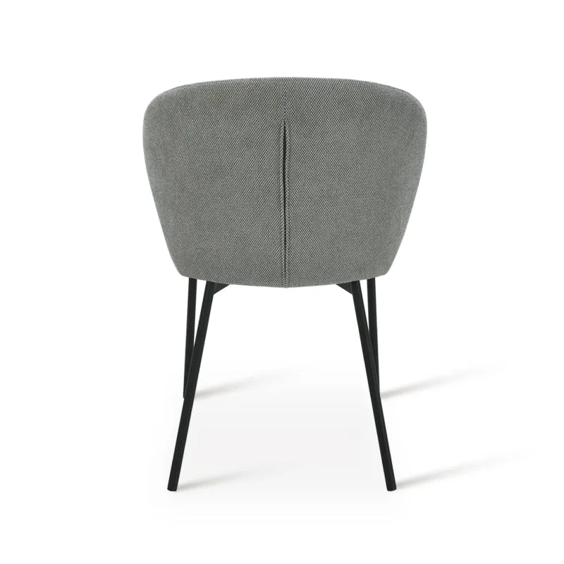 Chaise de salle à manger Seraphina [Chenille][Tissu effet lin][Lot de 2]