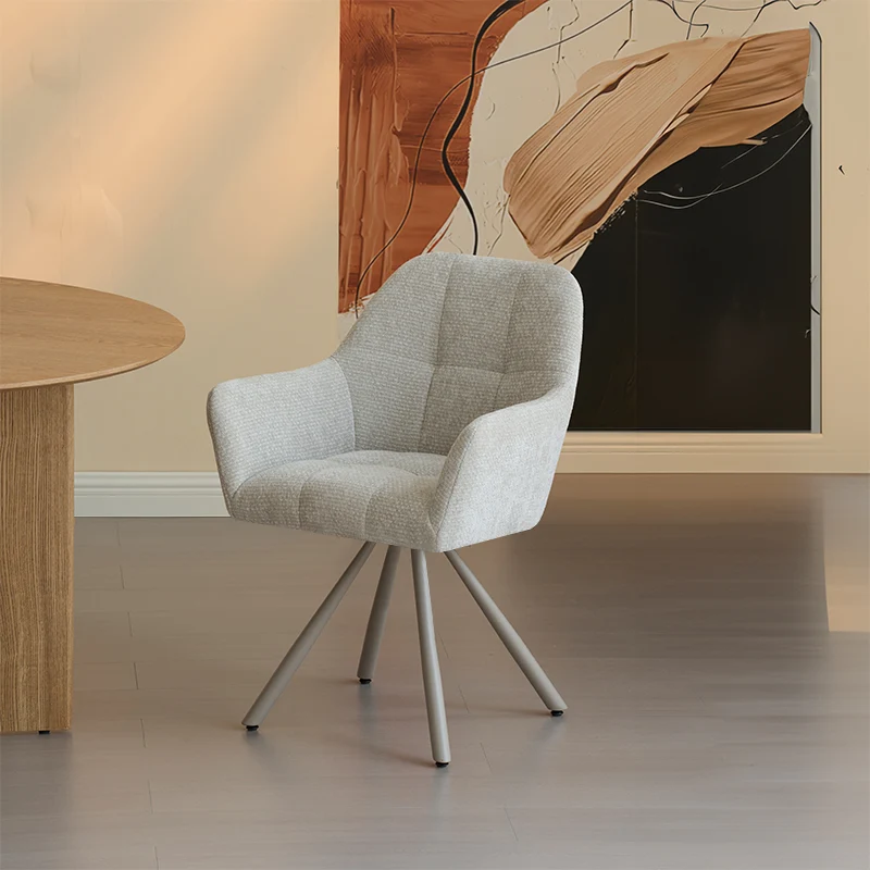 Fauteuil salle à manger pivotantes à 360° Brigid [Lot de 2] [Chenille]