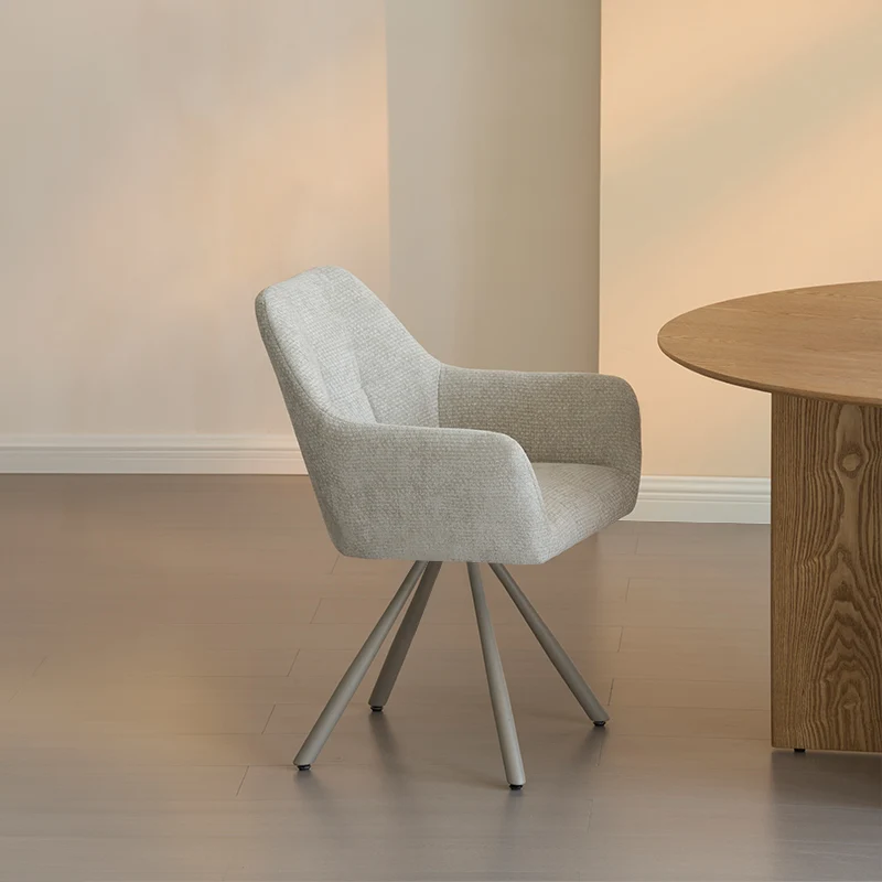Fauteuil salle à manger pivotantes à 360° Brigid [Lot de 2] [Chenille]