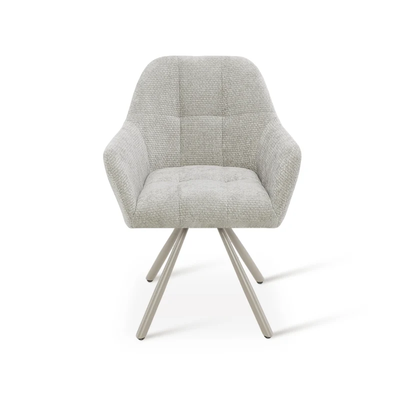 Fauteuil salle à manger pivotantes à 360° Brigid [Lot de 2] [Chenille]