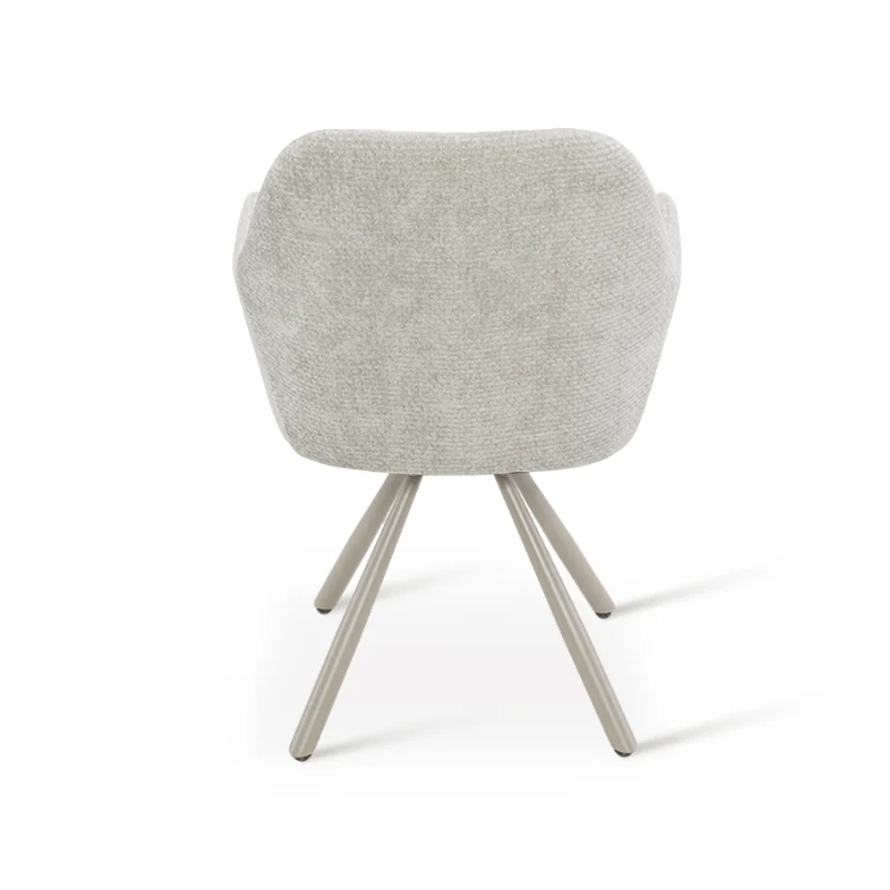 Fauteuil salle à manger pivotantes à 360° Brigid [Lot de 2] [Chenille]