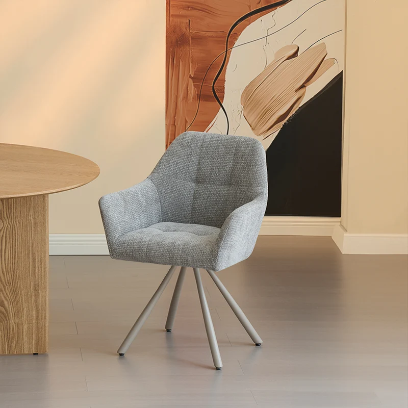 Fauteuil salle à manger pivotantes à 360° Brigid [Lot de 2] [Chenille]