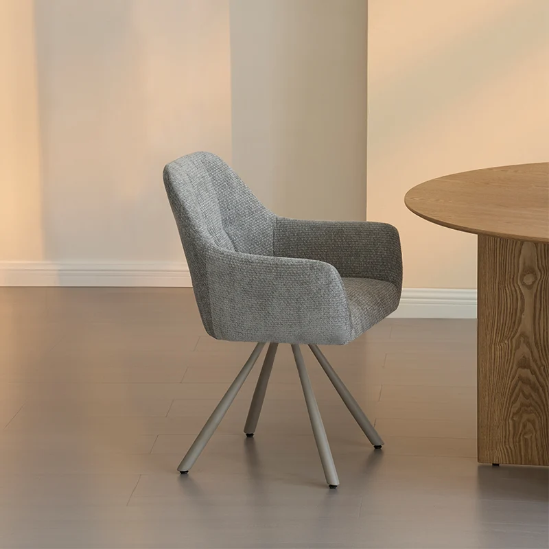 Fauteuil salle à manger pivotantes à 360° Brigid [Lot de 2] [Chenille]