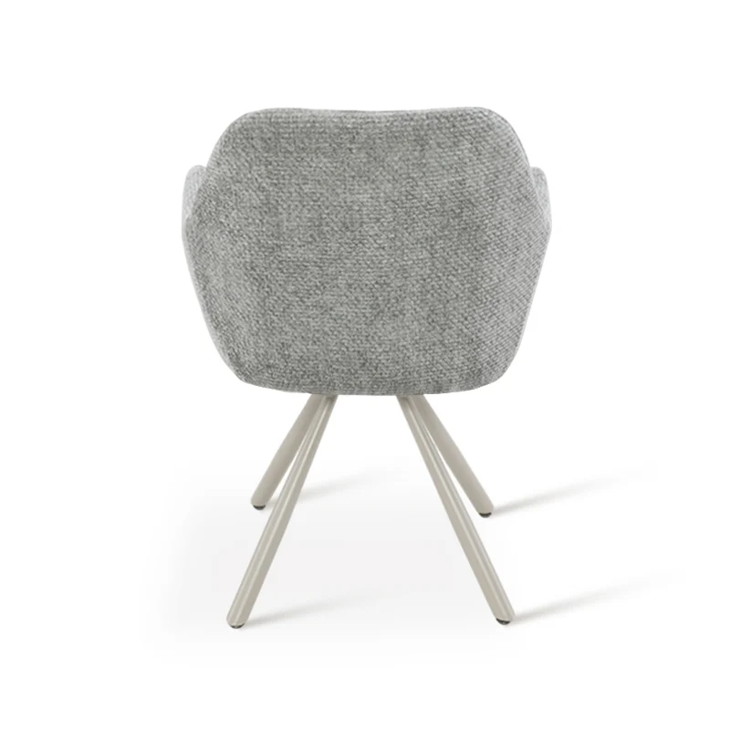 Fauteuil salle à manger pivotantes à 360° Brigid [Lot de 2] [Chenille]