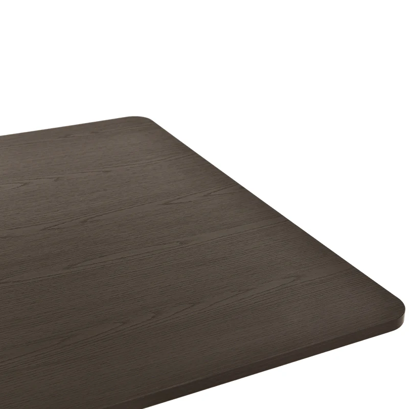 Table de salle à manger rectangulaire Thalia [Bois noir ou noyer] [180 cm]