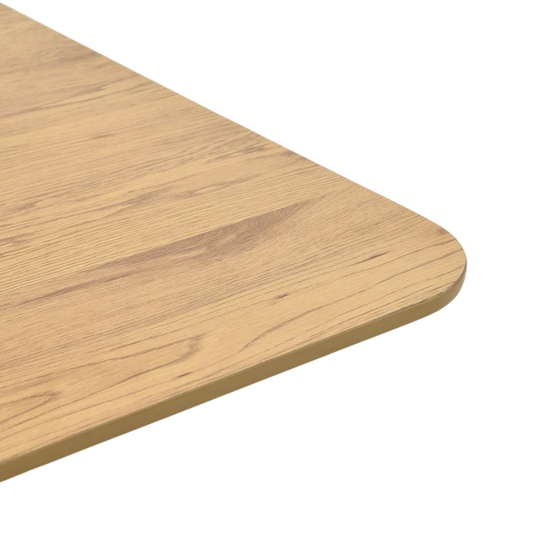 Table de salle à manger carrée Amara [Motif bois] [80 cm]