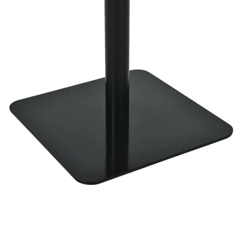 Table de salle à manger carrée Amara [Motif bois] [80 cm]