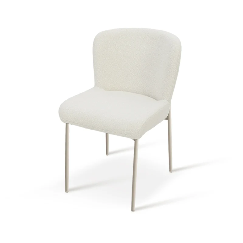 Chaise de Salle à Manger Joslyn [Lot de 2] [Tissu Bouclette]