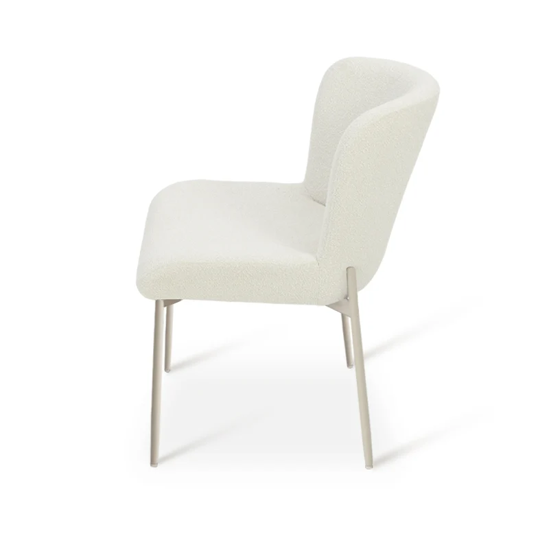 Chaise de Salle à Manger Joslyn [Lot de 2] [Tissu Bouclette]