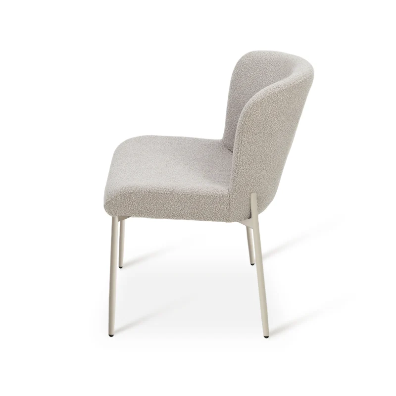 Chaise de Salle à Manger Joslyn [Lot de 2] [Tissu Bouclette]