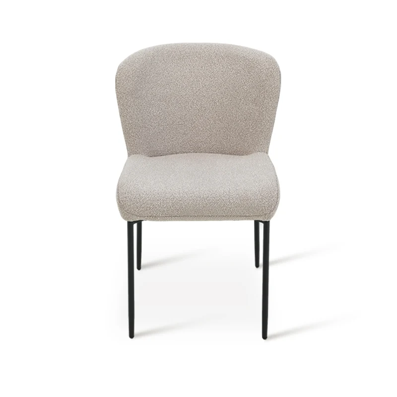 Chaise de Salle à Manger Joslyn [Lot de 2] [Tissu Bouclette]