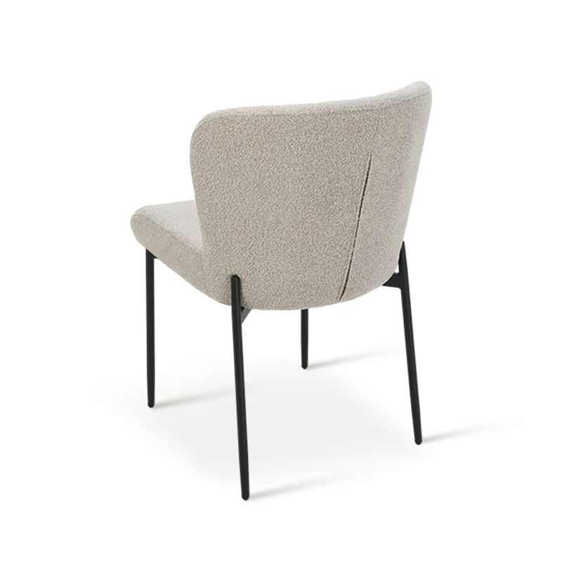 Chaise de Salle à Manger Joslyn [Lot de 2] [Tissu Bouclette]