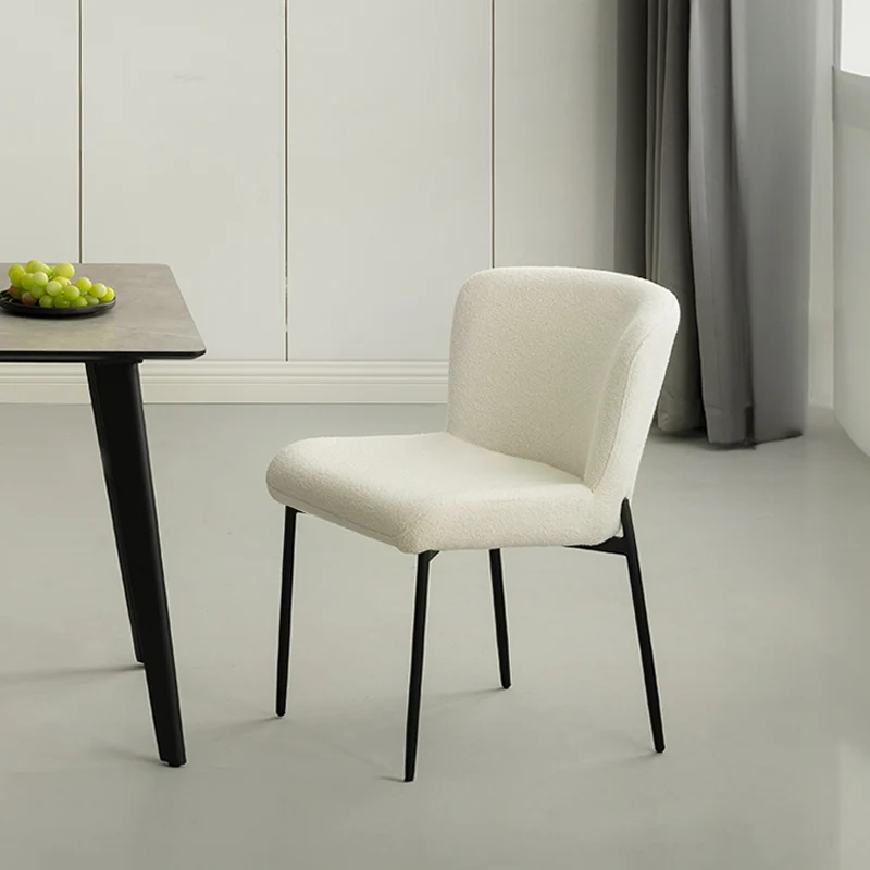 Chaise de Salle à Manger Joslyn [Lot de 2] [Tissu Bouclette]