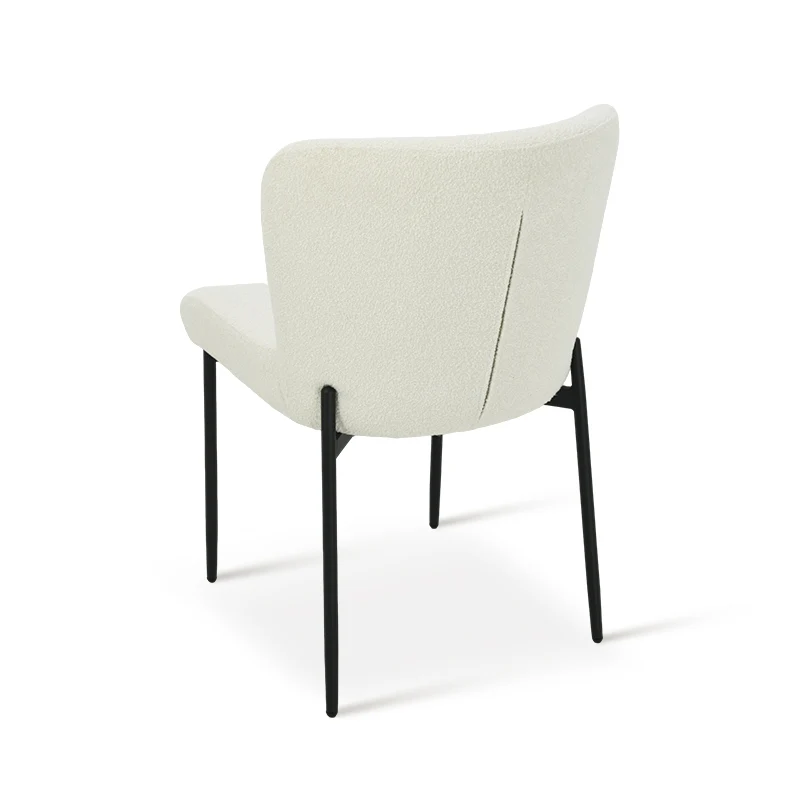 Chaise de Salle à Manger Joslyn [Lot de 2] [Tissu Bouclette]
