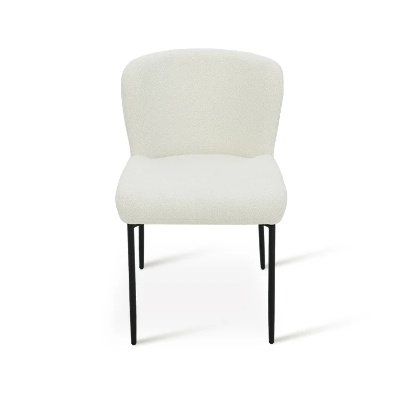 Chaise de Salle à Manger Joslyn [Lot de 2] [Tissu Bouclette]