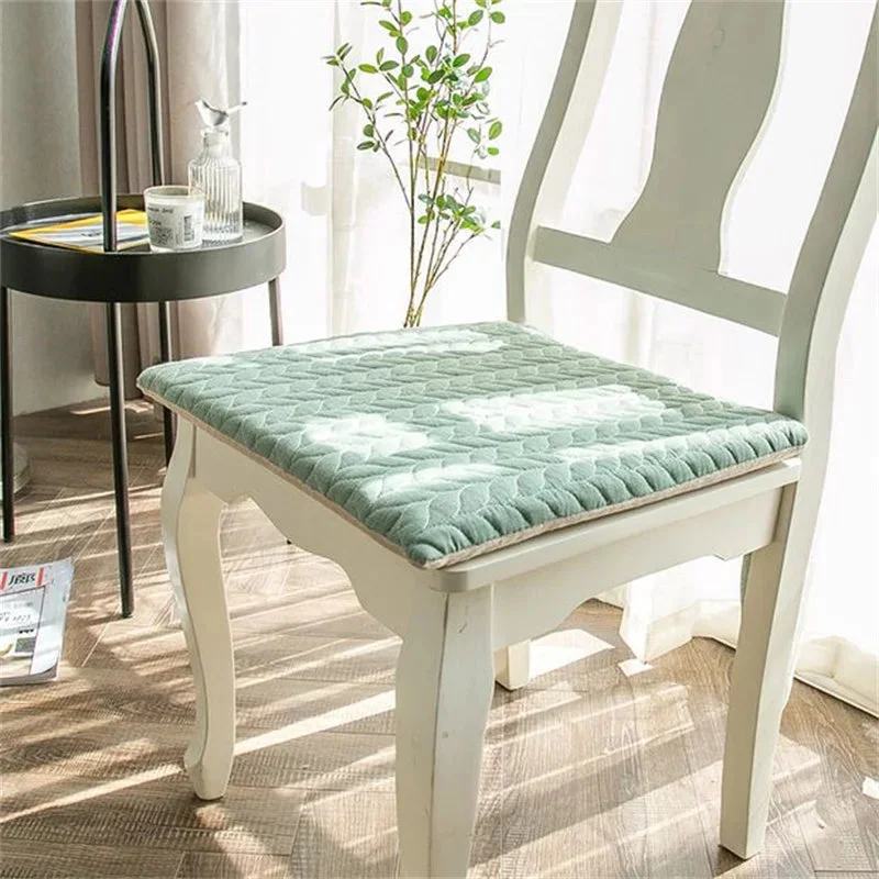 Galette de Chaise Verte antidérapante