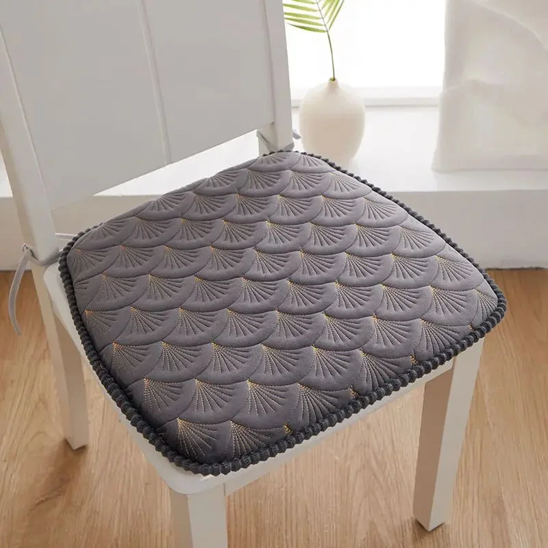 Galette de Chaise Grise Coquillage