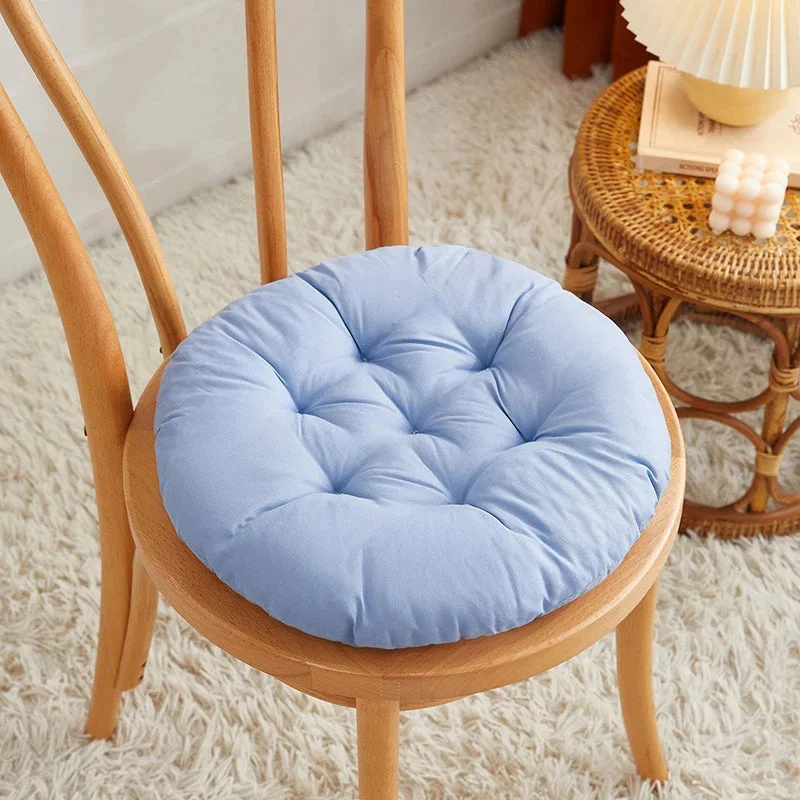 Galette de Chaise Ronde Bleue
