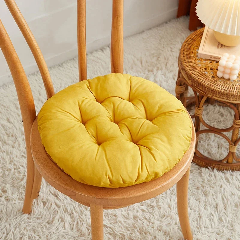 Galette de Chaise Ronde Jaune
