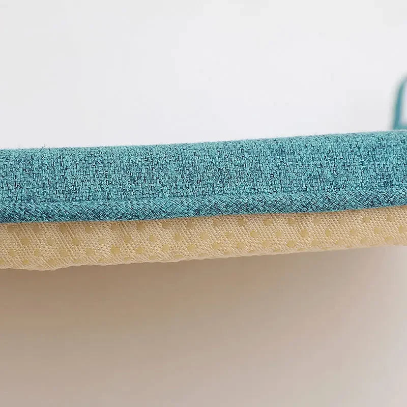 Galette de Chaise Bleue Lin
