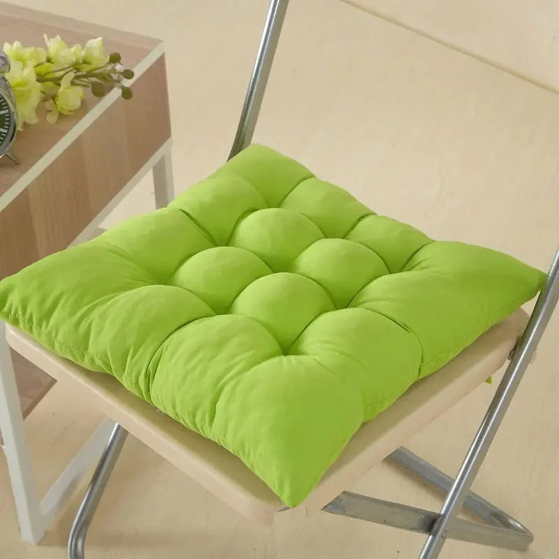 Galette de Chaise 55x55 Verte anis