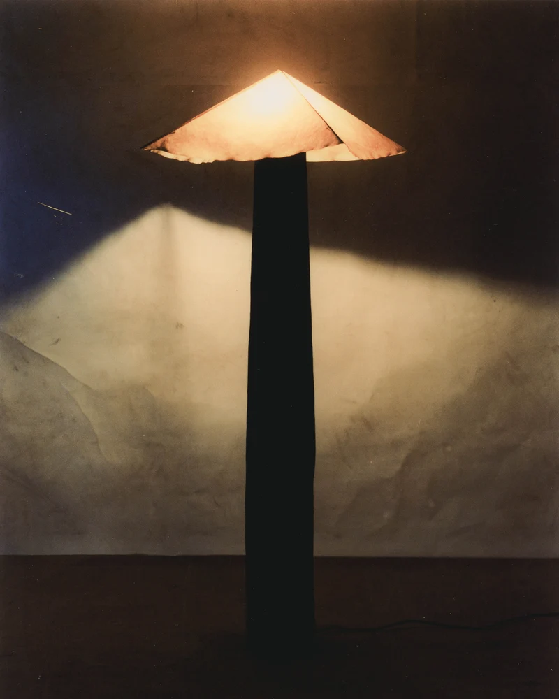N V Oak Floor Lamp