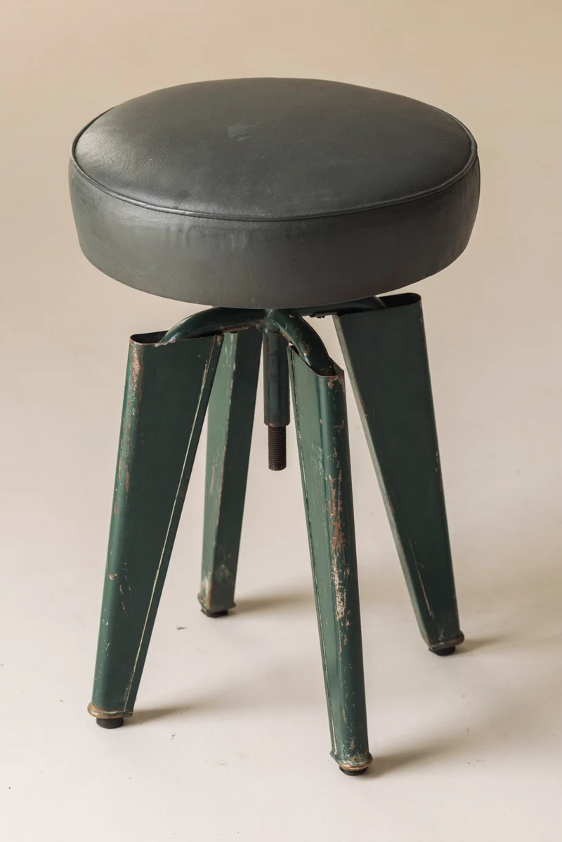 Highly Collectible Clémenceau Stool by Domin & Genevrière, Maison Dominique 1957