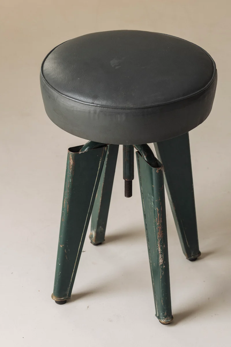 Highly Collectible Clémenceau Stool by Domin & Genevrière, Maison Dominique 1957