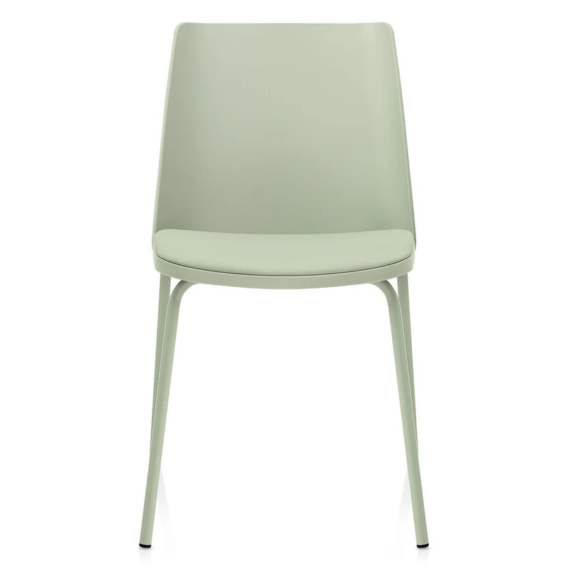 Chaise Résine Faux Cuir - Cosmo Vert