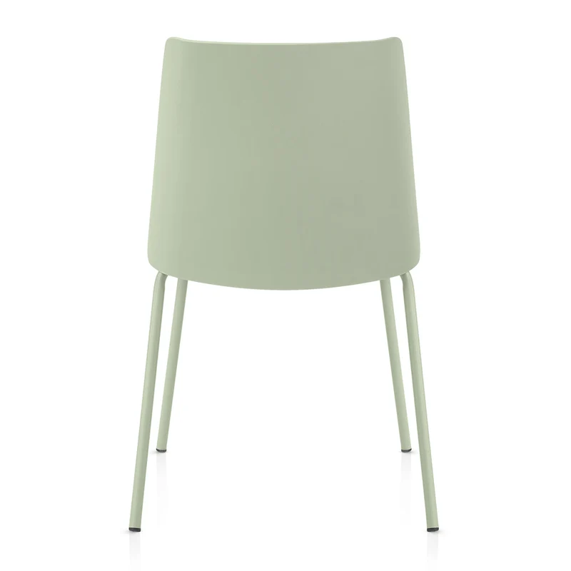 Chaise Résine Faux Cuir - Cosmo Vert