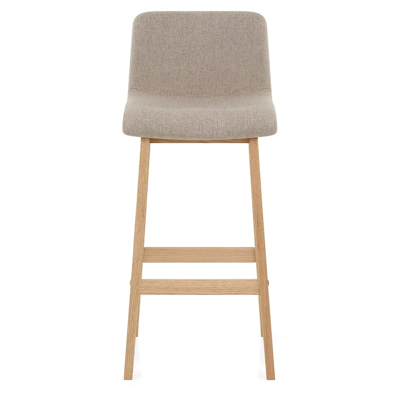 Tabouret de Bar Tissu - Haven Taupe