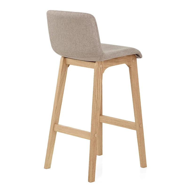 Tabouret de Bar Tissu - Haven Taupe