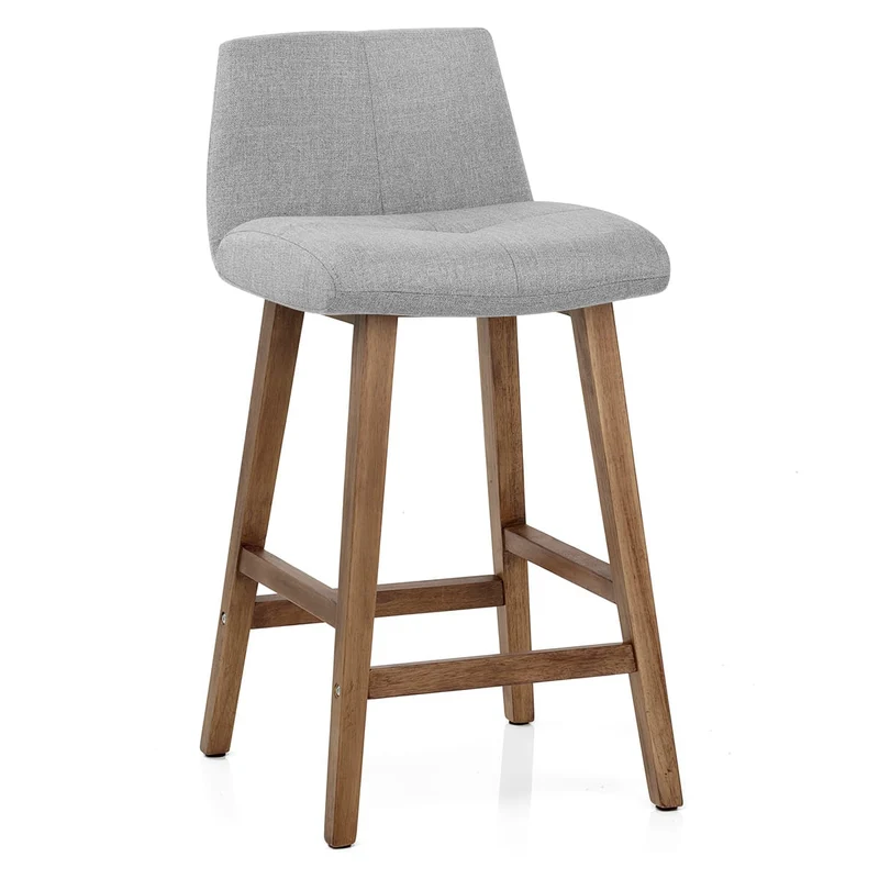 Tabouret de Bar Tissu - Impulse Gris
