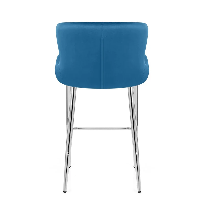 Tabouret Velours - Grace Bleu