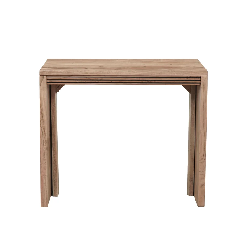 Console extensible naturelle | Acacia Katan II