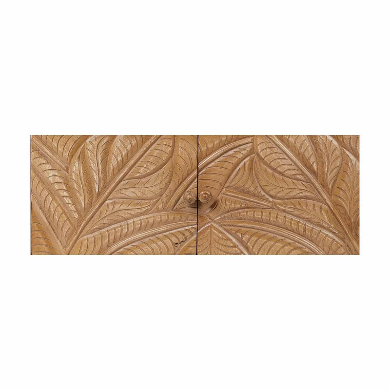 Meuble TV 2 portes 2 niches | Manguier Floria II